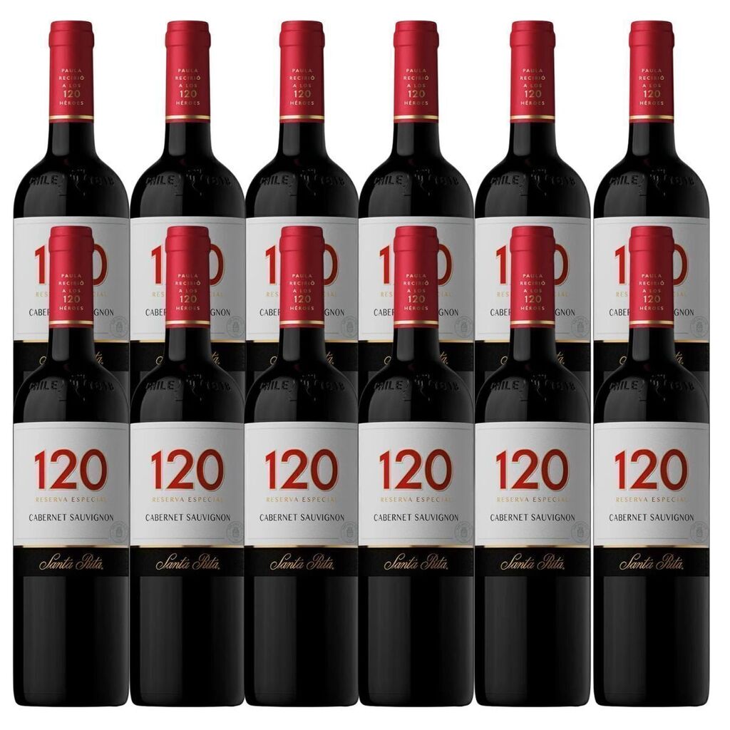 Vinho Tinto Chileno 120 Reserva Especial Cabernet Sauvignon 750ml - Cx 12