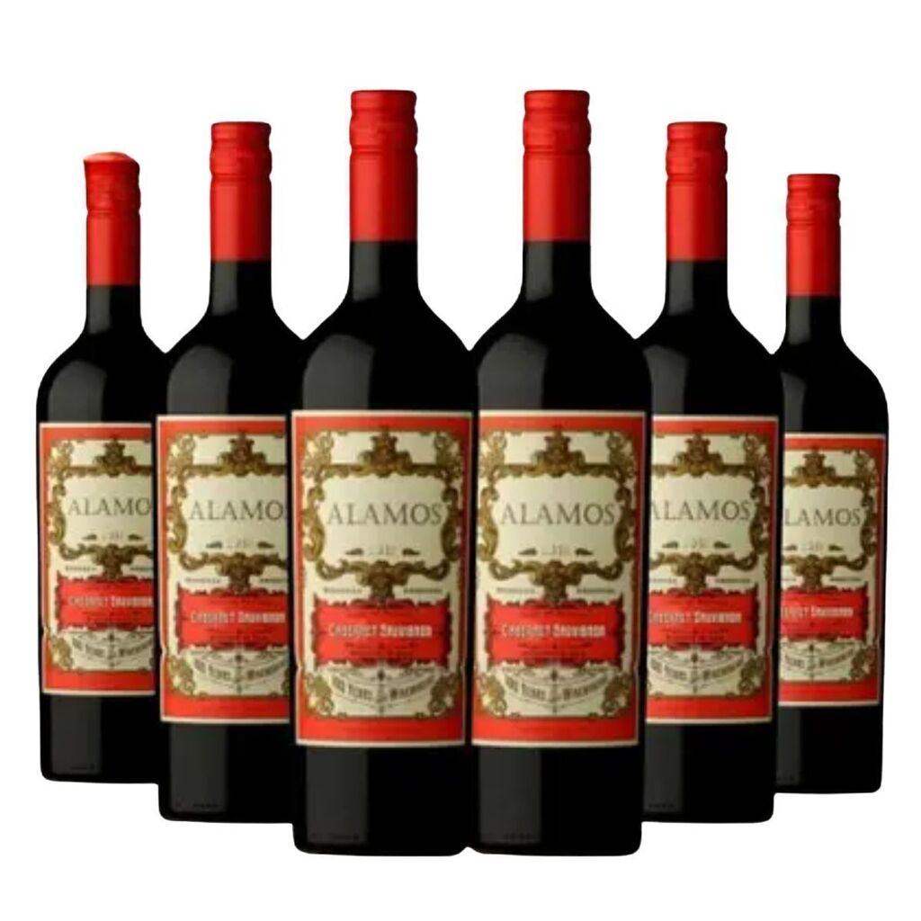 Vinho Tinto Argentino Alamos Cabernet Sauvignon 750ml - Cx 6