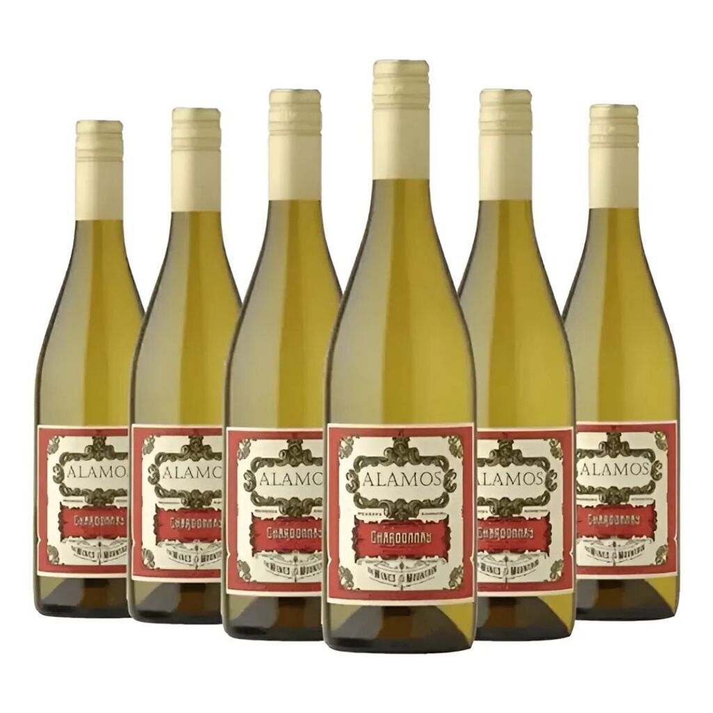 Vinho Branco Argentino Alamos Chardonnay 750ml - Cx 6
