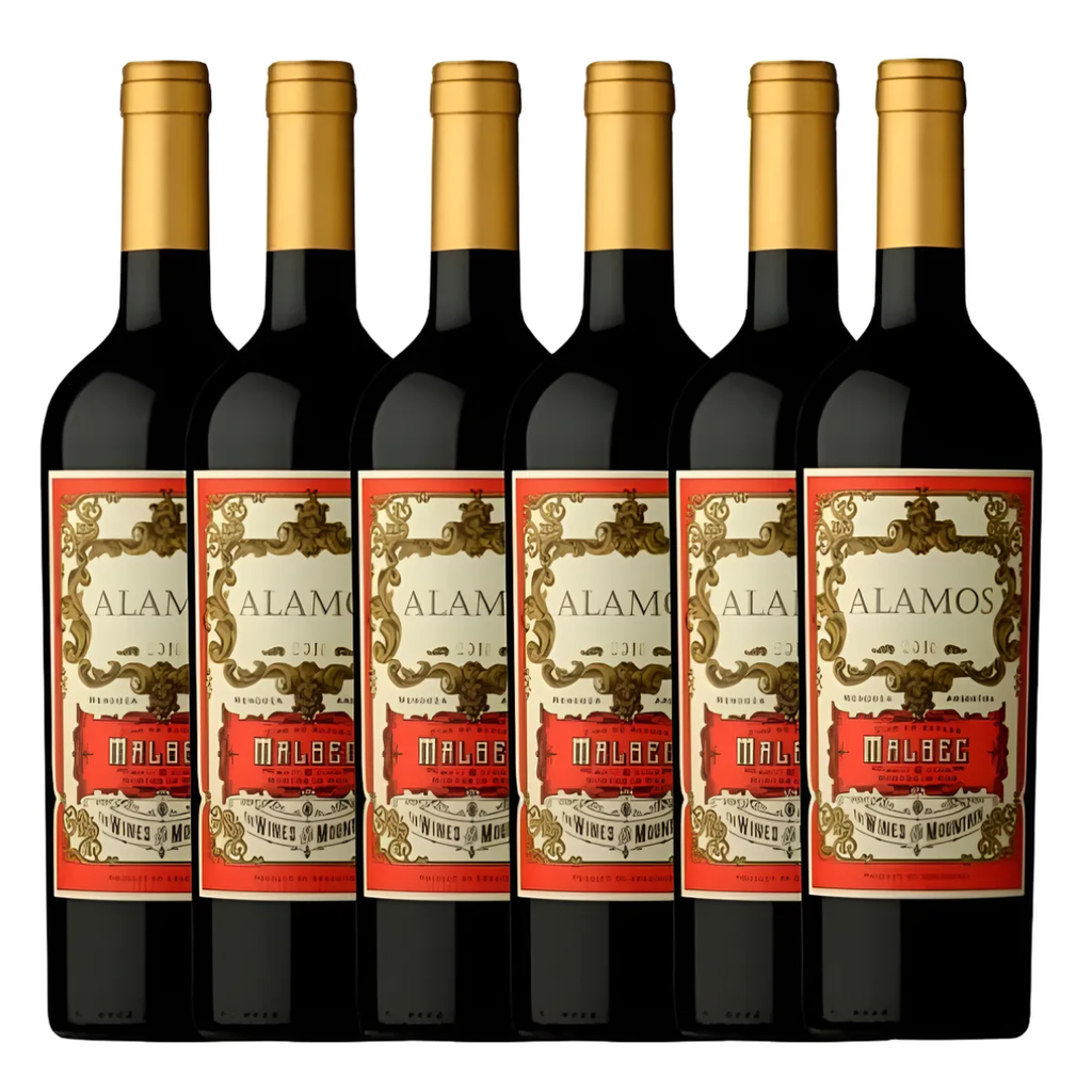 Vinho Tinto Argentino Alamos Malbec 750ml - Outlet (rótulo danificado)