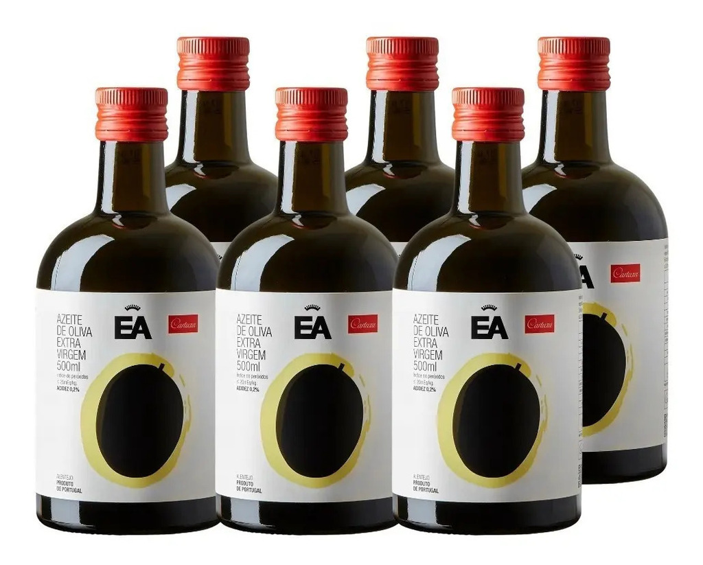 Azeite Português EA Cartuxa Extra Virgem 500ml - Cx 6
