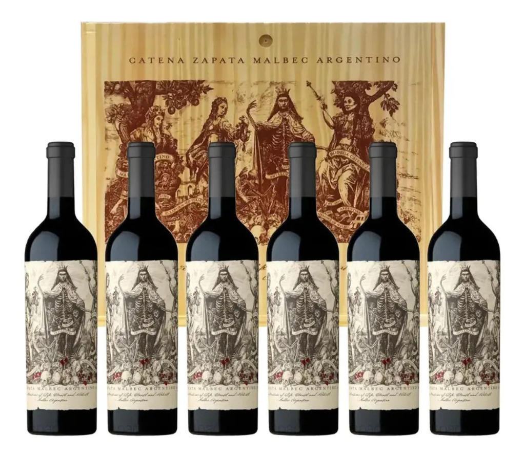 Vinho Tinto Argentino Catena Zapata Malbec Argentino 750ml - Cx 6 Madeira