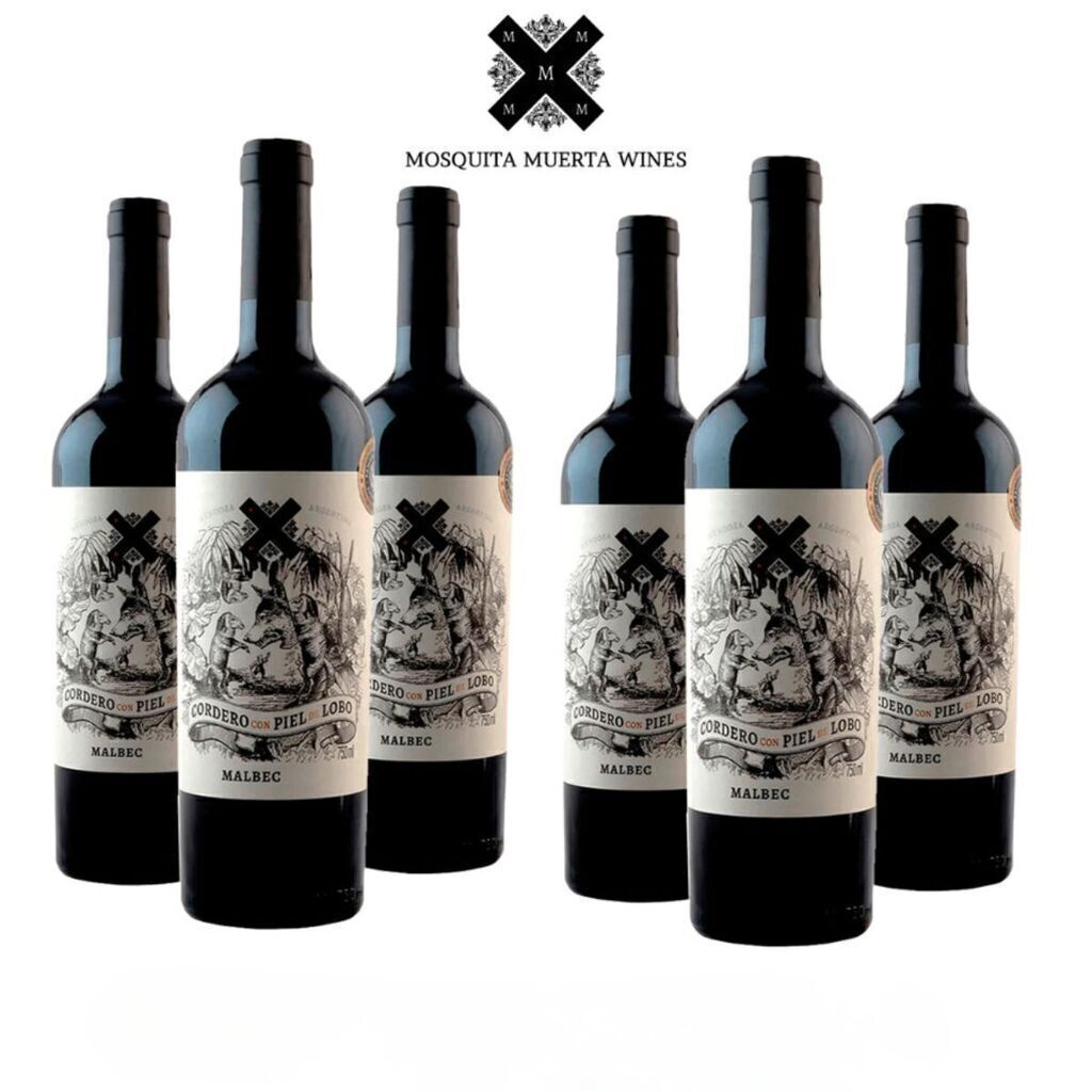 Vinho Tinto Argentino Cordero Con Piel de Lobo Malbec 750ml - Outlet (rótulo danificado)
