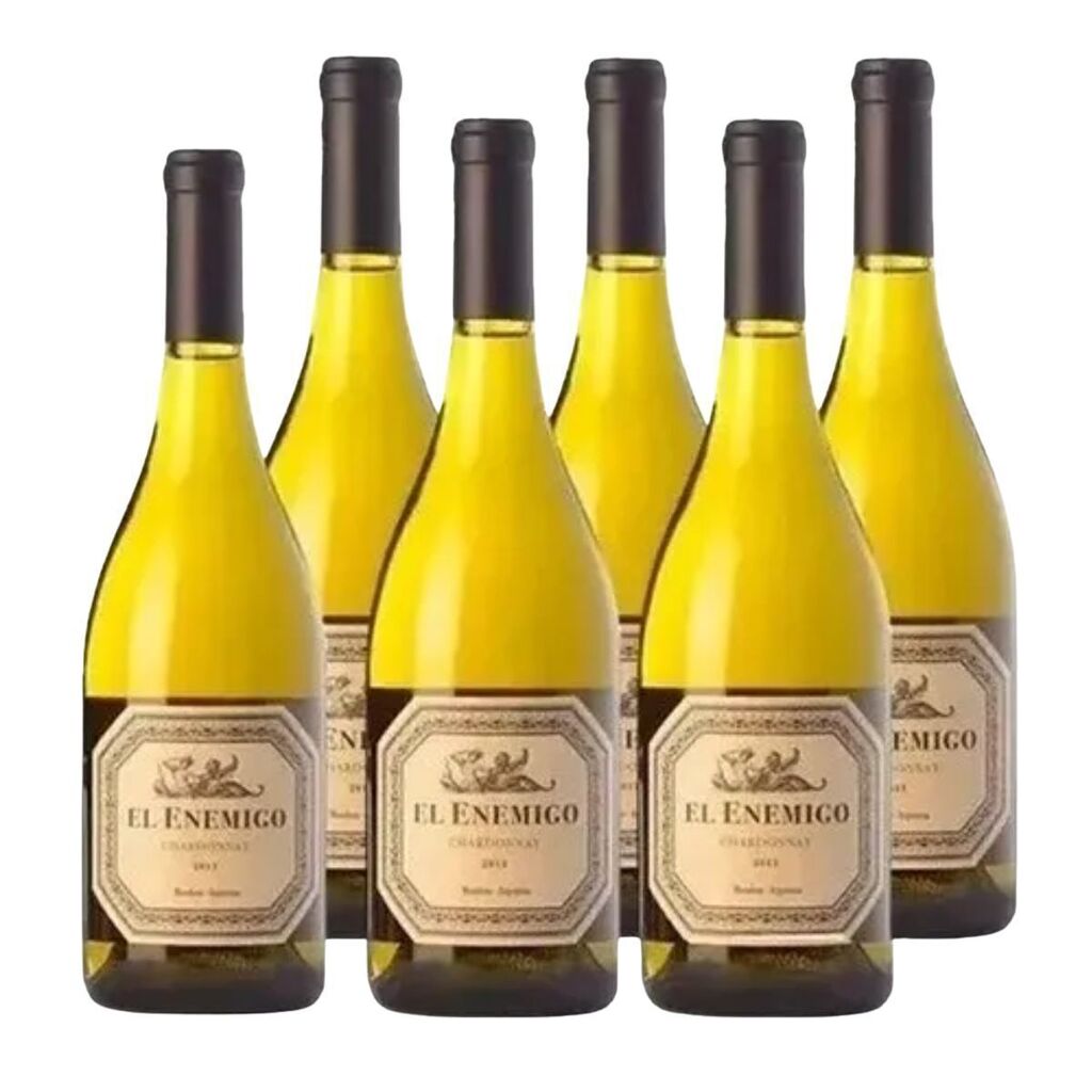 Vinho Branco Argentino El Enemigo Chardonnay 750ml - Cx 6