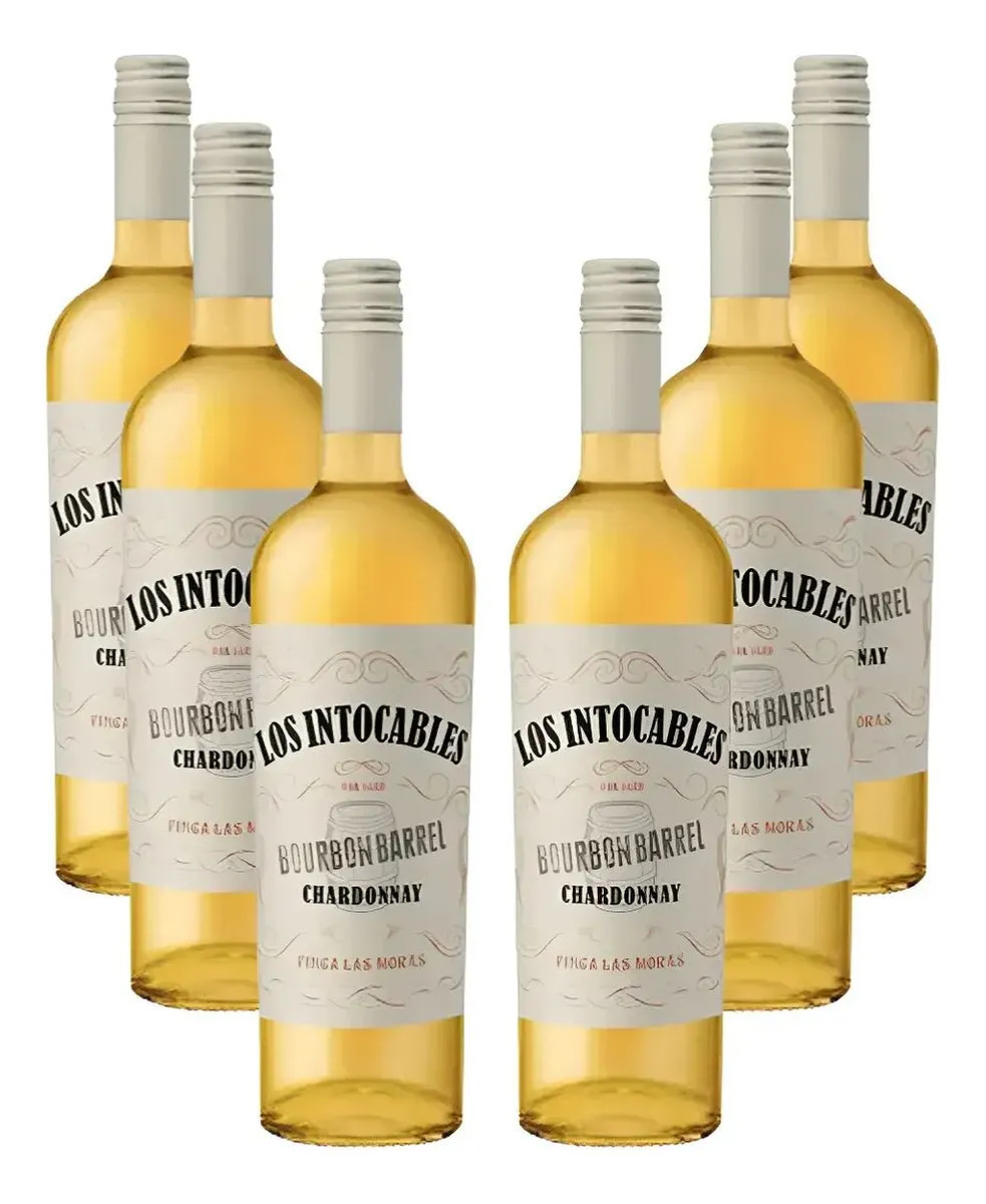 Vinho Branco Argentino Los Intocables Chardonnay 750ml - Cx 6