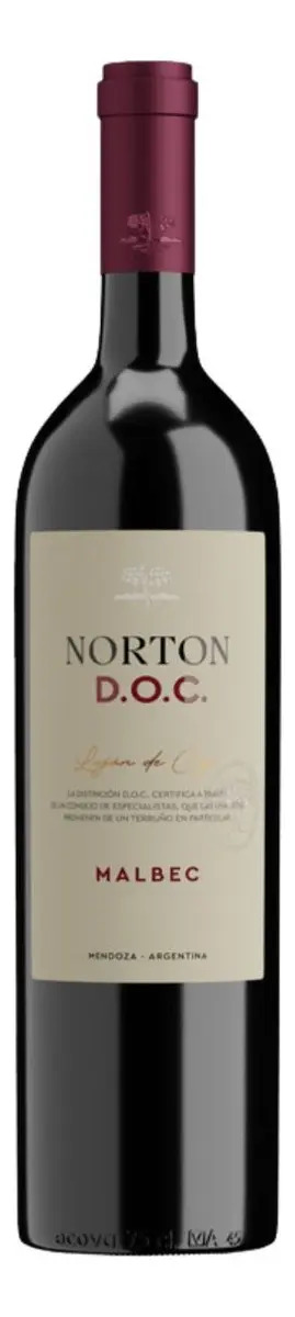 Vinho Tinto Argentino Norton D.O.C Malbec 750ml - Cx 6