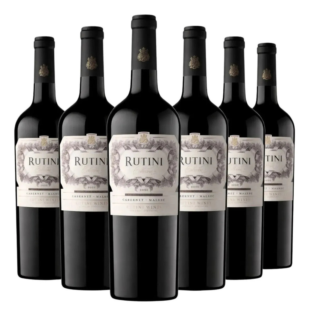 Vinho Tinto Argentino Rutini Cabernet Sauvignon Malbec 750ml - Cx 6