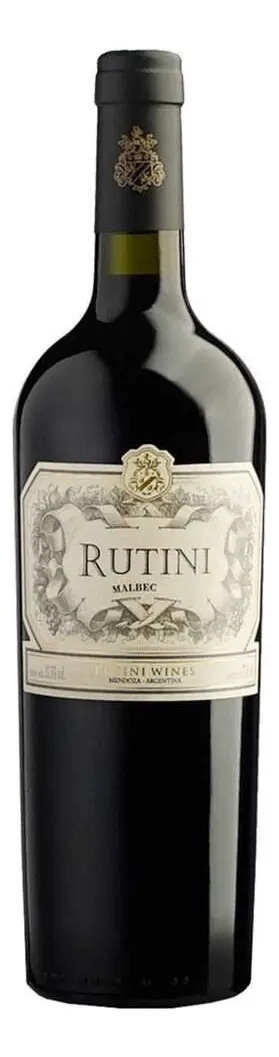 Vinho Tinto Argentino Rutini Malbec 750ml - Cx 6