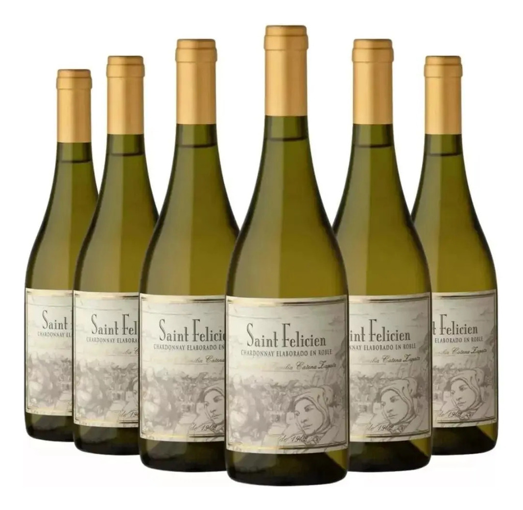 Vinho Branco Argentino Saint Felicien Chardonnay 750ml - Cx 6