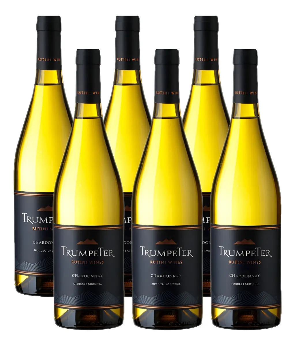 Vinho Branco Argentino Trumpeter Chardonnay 750ml - Cx 6