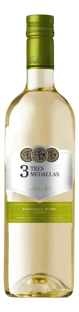 Vinho Branco Chileno Santa Rita Tres Medallas Sauvignon Blanc 750ml - Cx 6