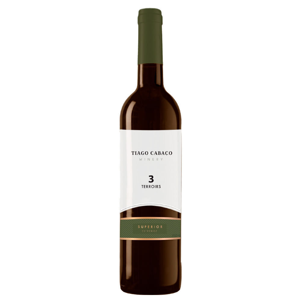 Vinho Branco Português 3 Terroirs by Tiago Cabaço 750ml - Cx 6