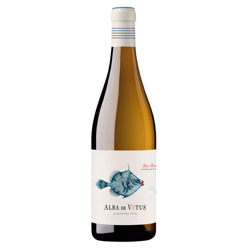 Vinho Branco Espanhol Alba de Vetus Albariño 750ml - Cx 6
