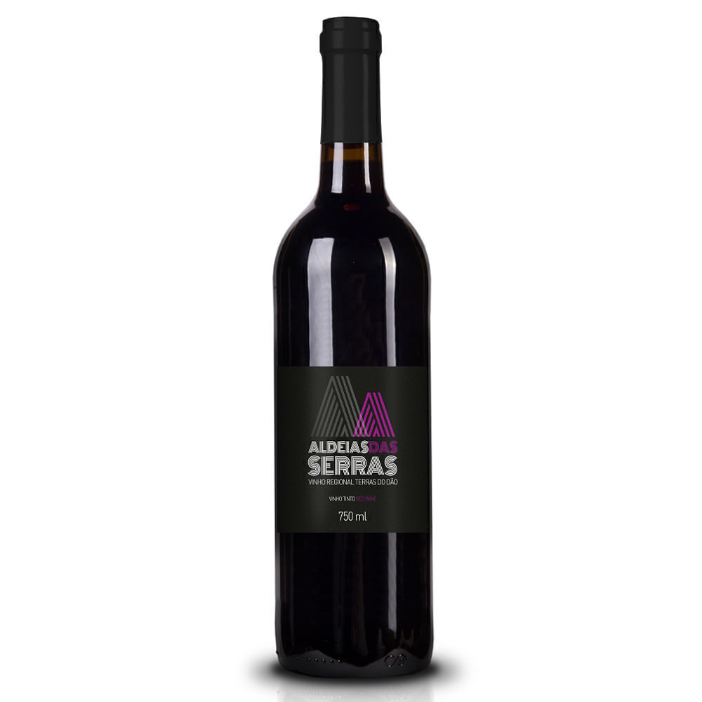 Vinho Tinto Português Aldeias das Serras Regional 750ml - Cx 6