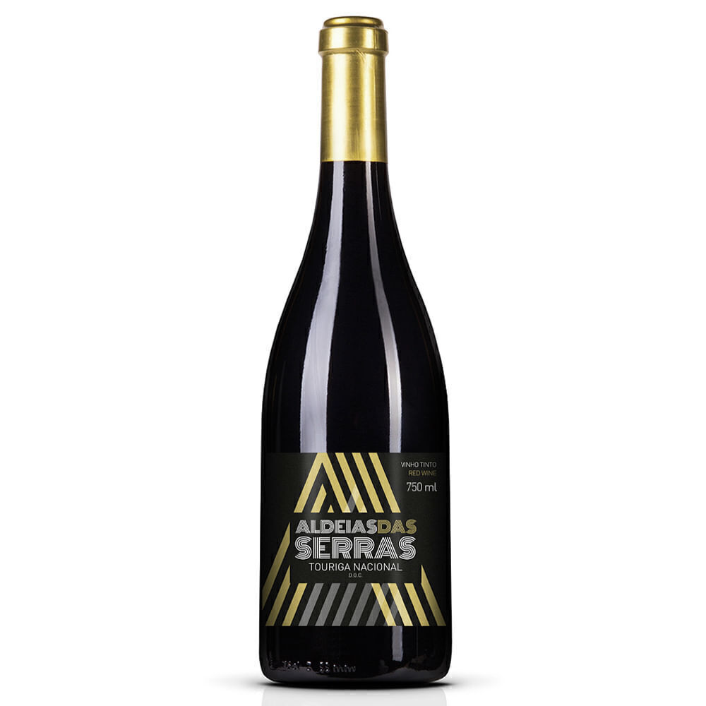 Vinho Tinto Português Aldeias das Serras Touriga Nacional 750ml - Cx 6