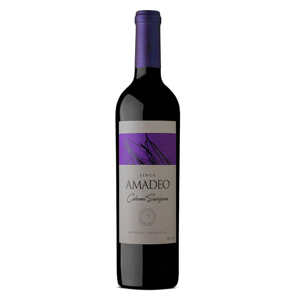 Vinho Tinto Argentino Amadeo Cabernet Sauvignon 750ml - Cx 6