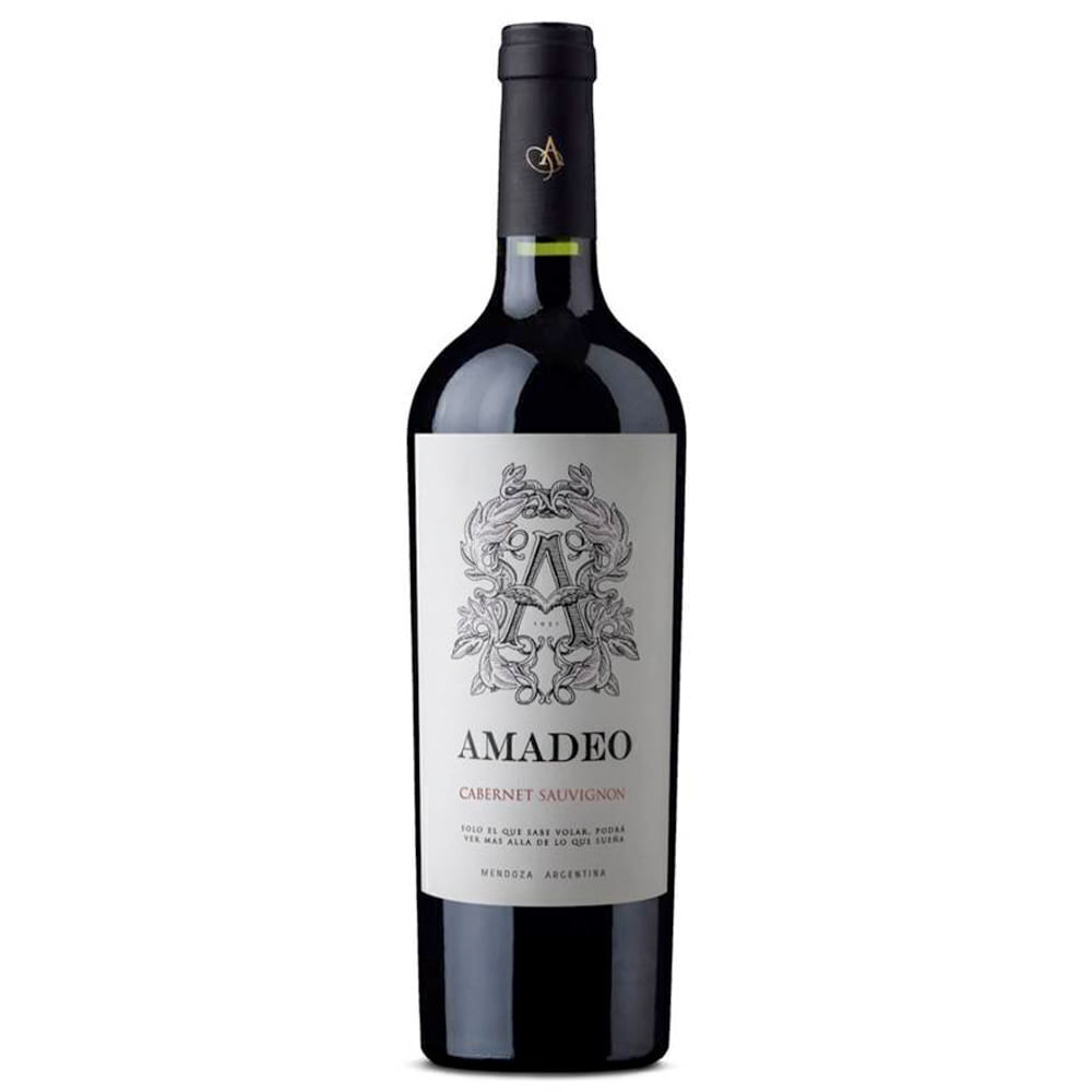 Vinho Tinto Argentino Amadeo Premium Cabernet Sauvignon 750ml - Cx 6