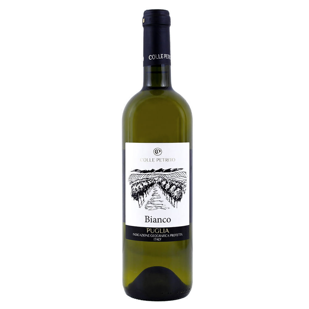 Vinho Branco Italiano Bianco Puglia IGP 750ml - Cx 6