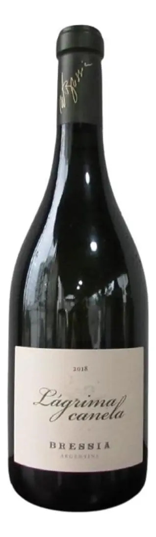 Vinho Branco Argentino Bréssia Lágrima Canela Chardonnay 750ml - Cx 6