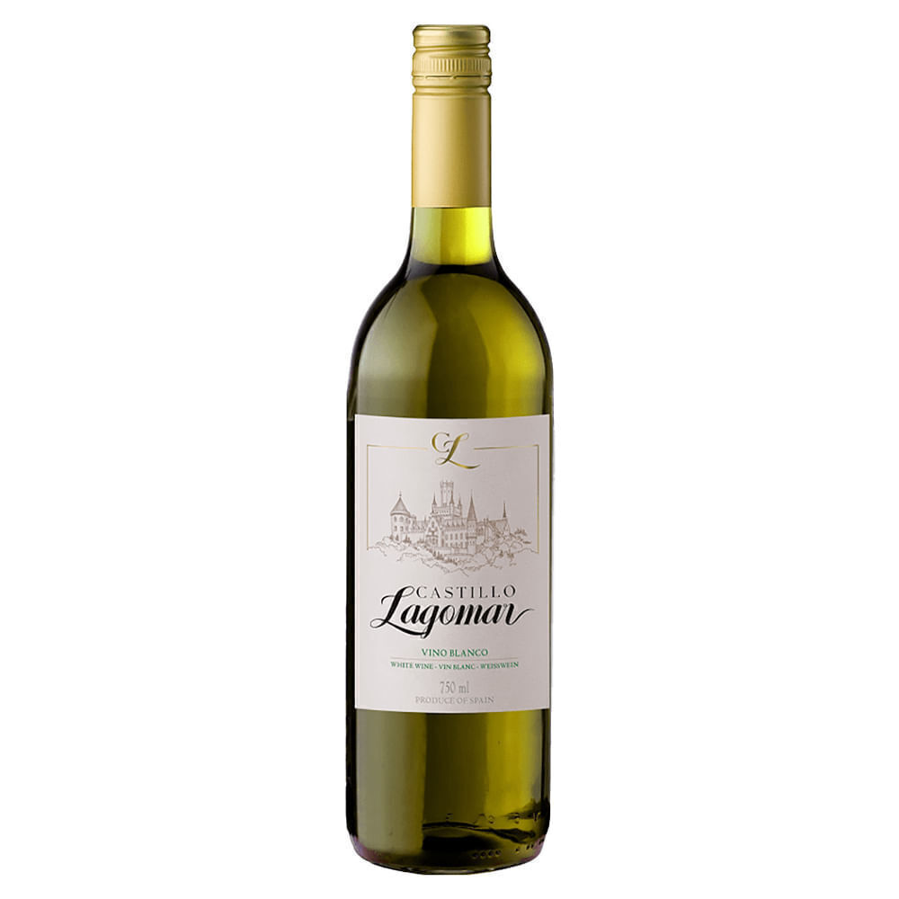 Vinho Branco Espanhol Castillo Lagomar 750ml - Cx 12