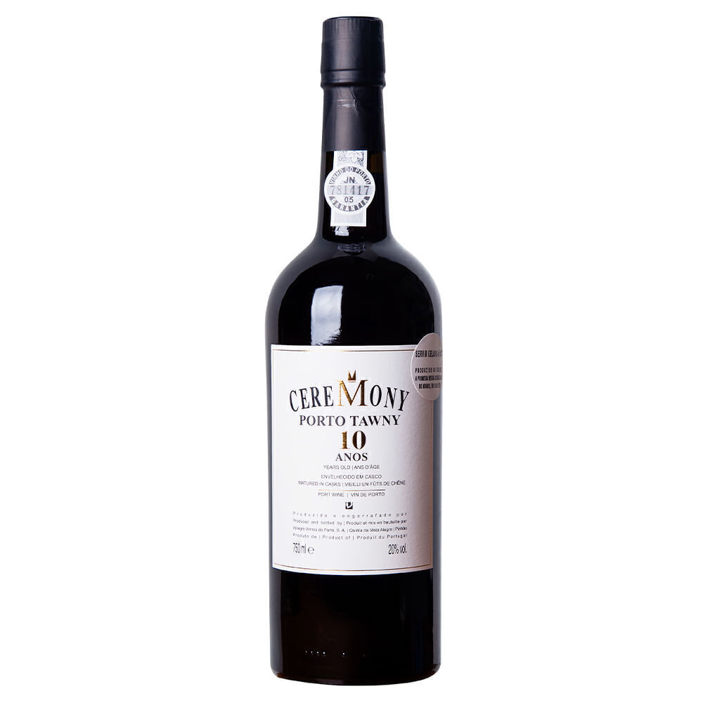Vinho do Porto Português Ceremony 10 Anos Tawny 750ml - Cx 6