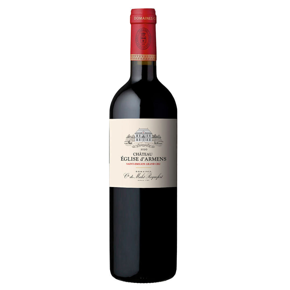 Vinho Tinto Francês Château Église d'Armens 750ml - Cx 6
