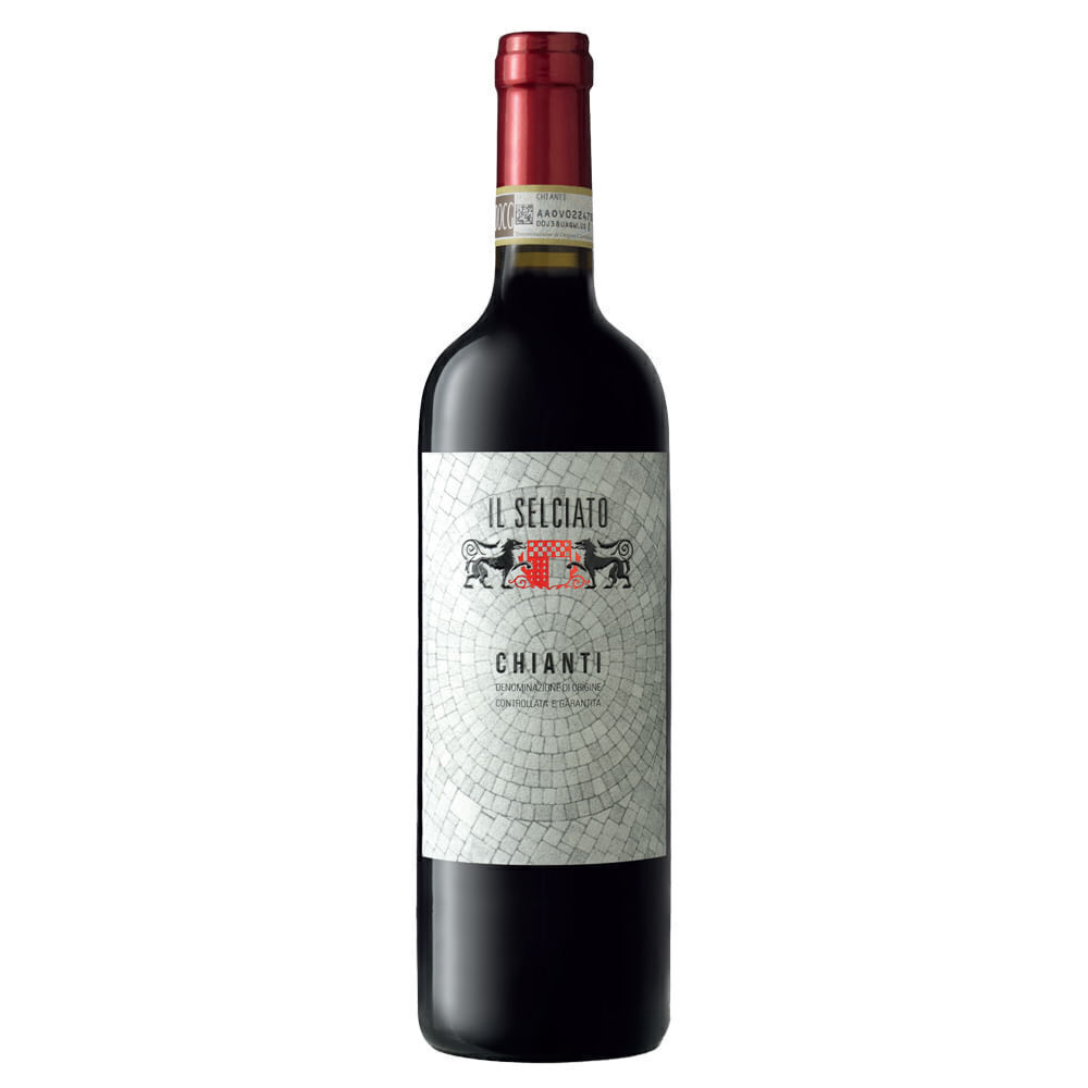 Vinho Tinto Italiano Chianti Selciato DOC 750ml - Cx 6