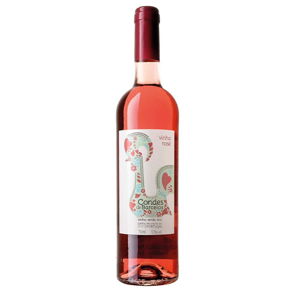 Vinho Rosé Português Condes de Barcelos 750ml - Cx 6