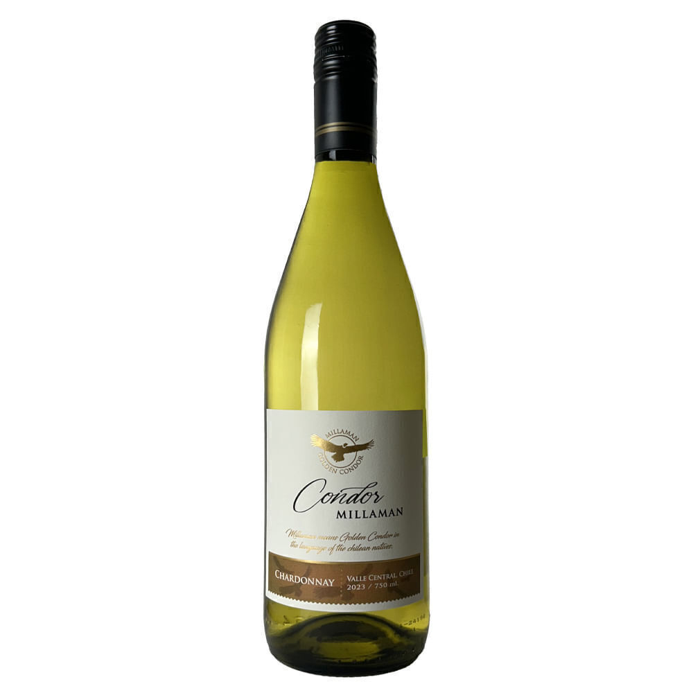 Vinho Branco Chileno Condor Chardonnay 750ml - Cx 6
