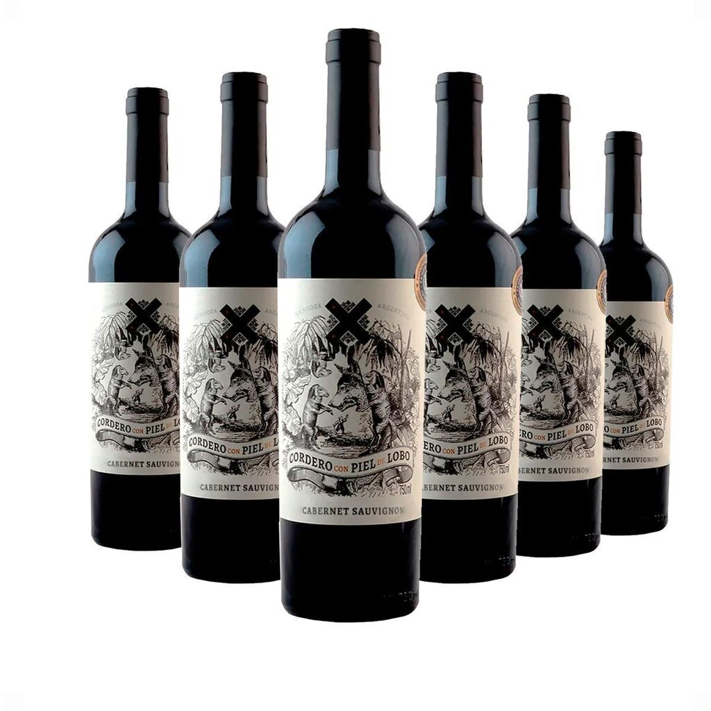 Vinho Tinto Argentino Cordero Con Piel de Lobo Cabernet Sauvignon 750ml - Cx 6
