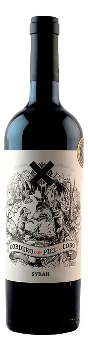 Vinho Tinto Argentino Cordero Con Piel De Lobo Syrah 750ml - Cx 6
