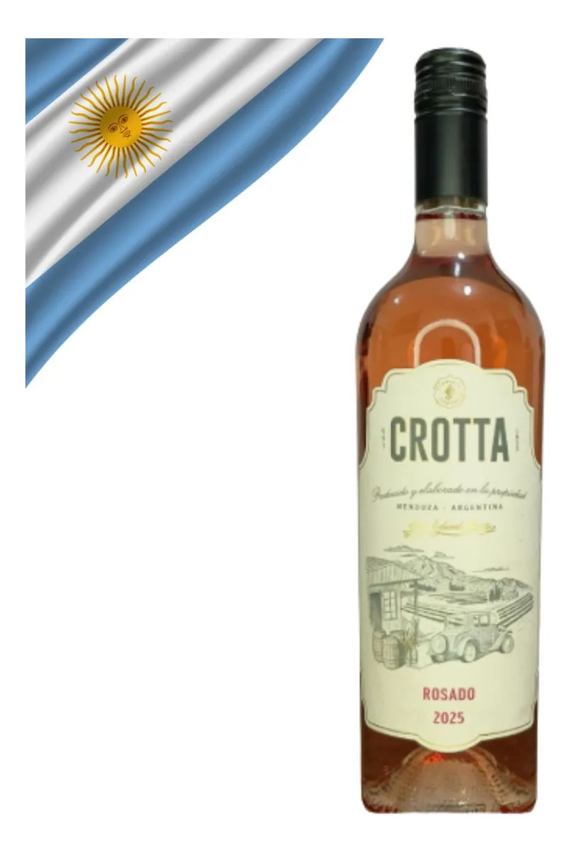 Vinho Rosé Argentino Crotta Rosé 750ml - Cx 6