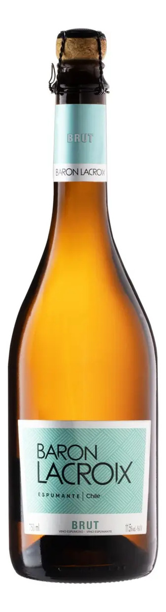 Espumante Brut Chileno Undurraga Baron Lacroix Chardonnay 750ml - Cx 6