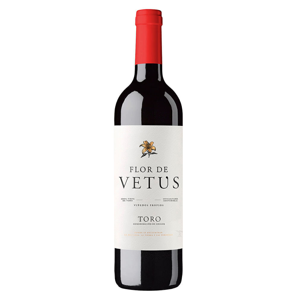 Vinho Tinto Espanhol Flor de Vetus 750ml - Cx 6
