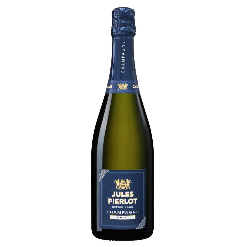 Champagne Francês Jules Pierlot Brut 750ml - Cx 6