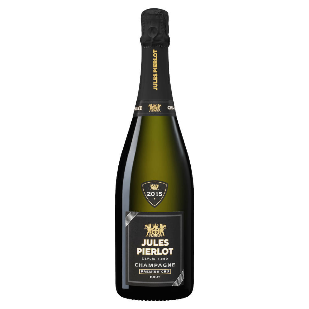 Champagne Francês Jules Pierlot Millésime Premier Cru Brut 2019 750ml - Cx 6