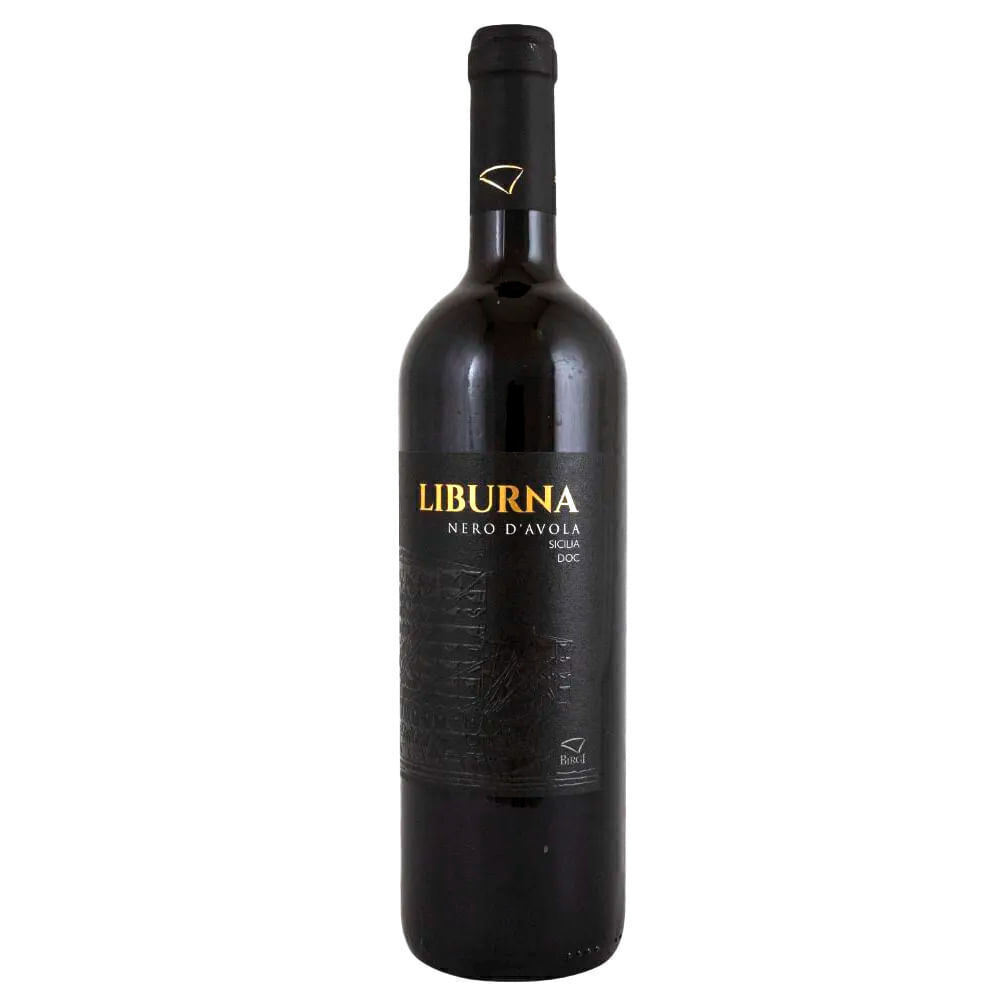 Vinho Tinto Italiano Liburna Nero D'Avola IGP 750ml - Cx 6