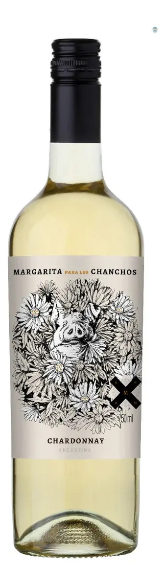 Vinho Branco Argentino Mosquita Muerta Margarita para Los Chanchos Chardonnay 750ml - Cx 6