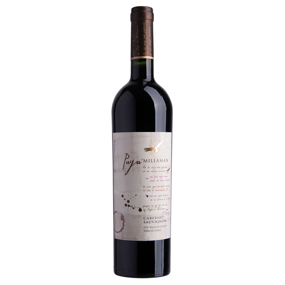 Vinho Tinto Chileno Paya de Millaman Cabernet Sauvignon 750ml - Cx 6
