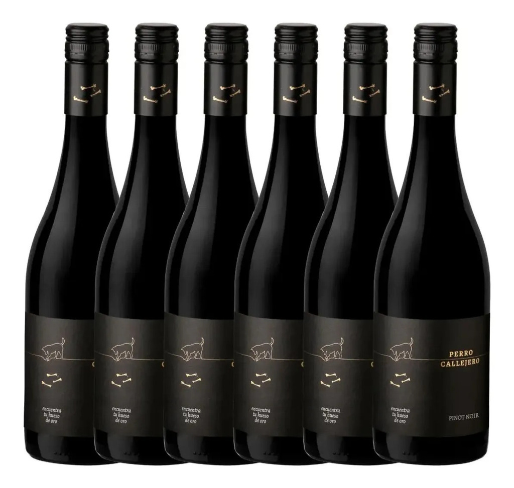 Vinho Tinto Argentino Perro Callejero Pinot Noir 750ml - Cx 6