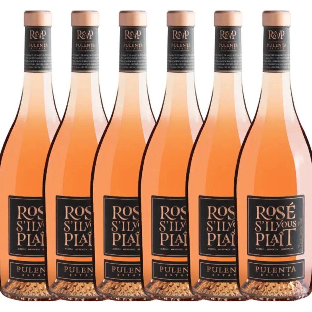 Vinho Rosé Argentino Pulenta Estate S'il Vous Plaît 750ml - Cx 6