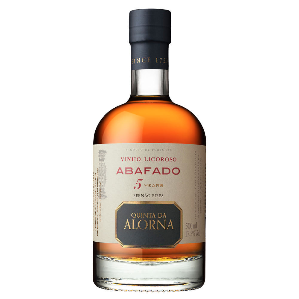 Vinho Branco Português Quinta da Alorna Abafado 5 Anos 500ml - Cx 6