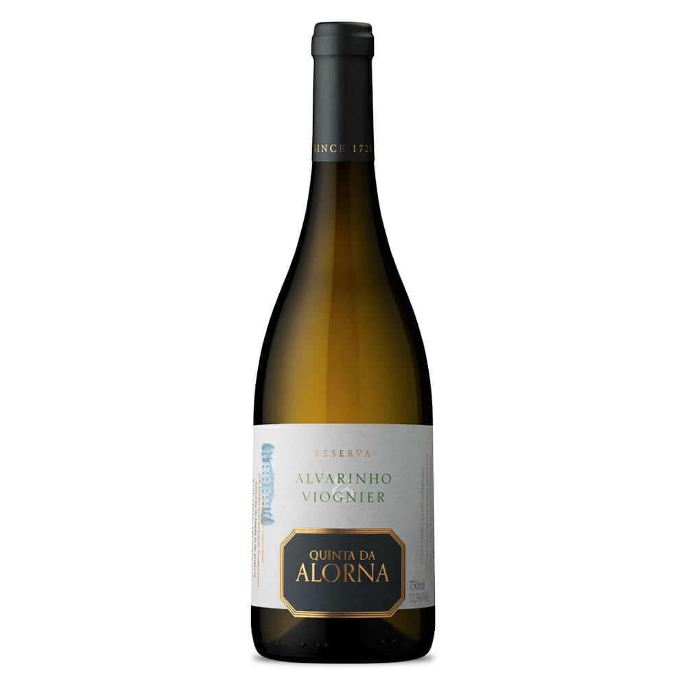 Vinho Branco Português Quinta da Alorna Reserva Alvarinho & Viognier 750ml - Cx 6