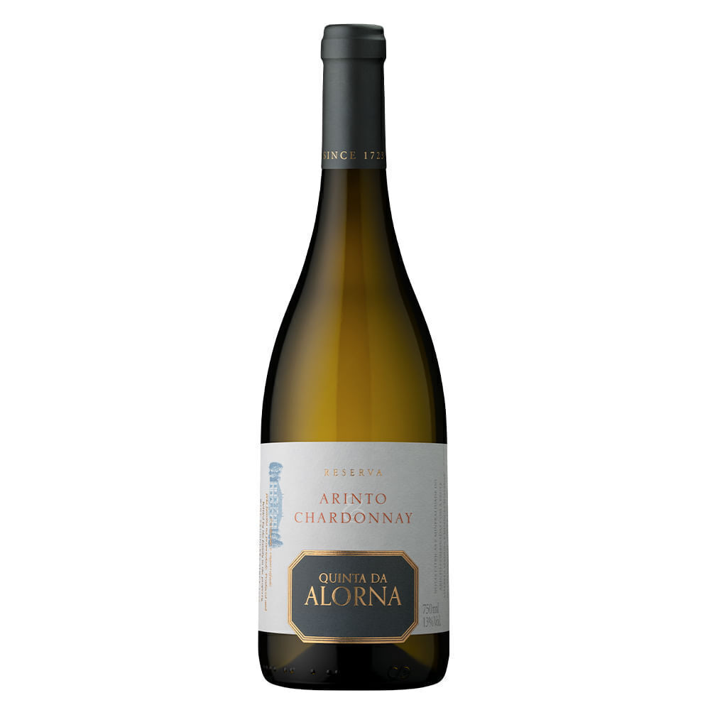 Vinho Branco Português Quinta da Alorna Reserva Arinto & Chardonnay 750ml - Cx 6