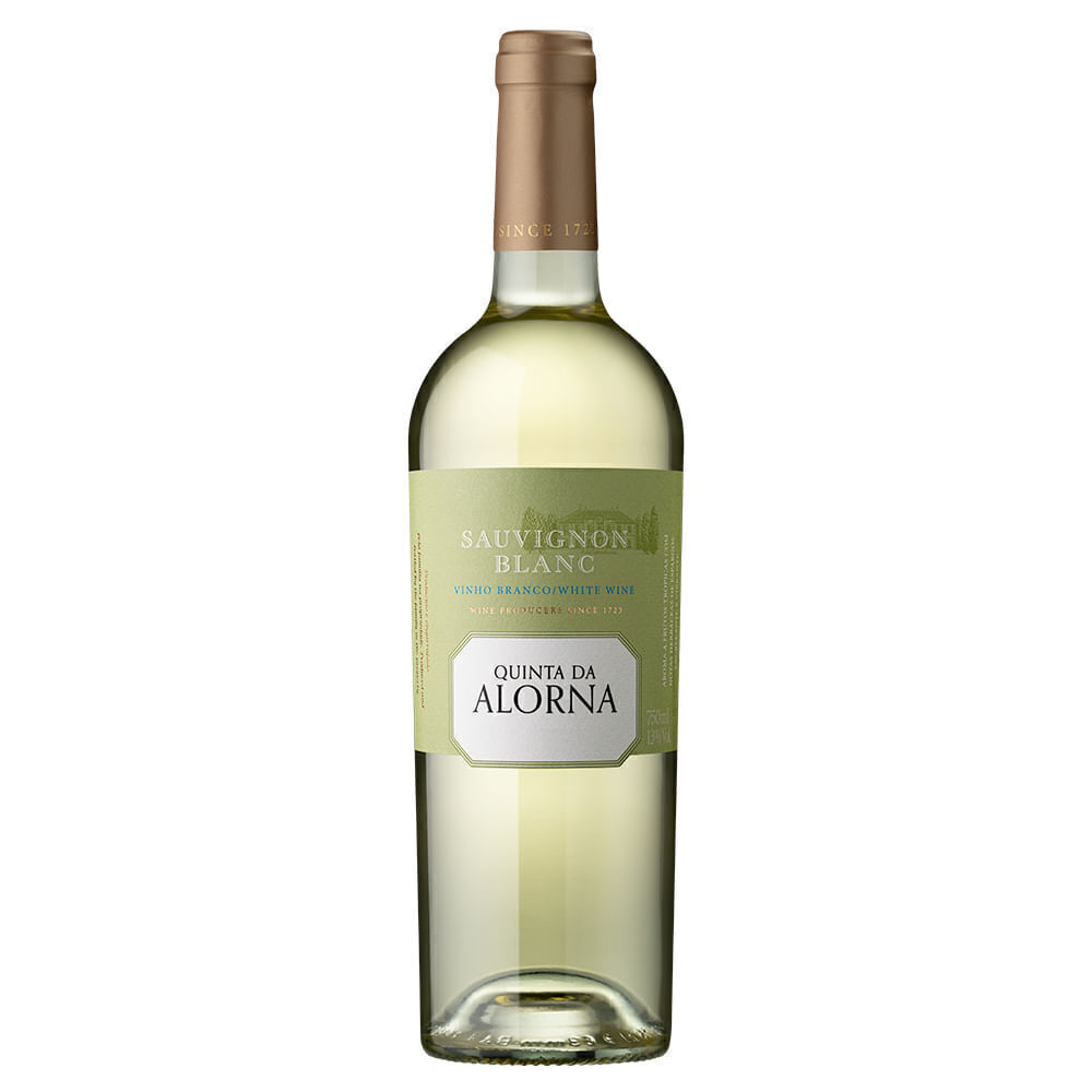 Vinho Branco Português Quinta da Alorna Sauvignon Blanc 750ml - Cx 6