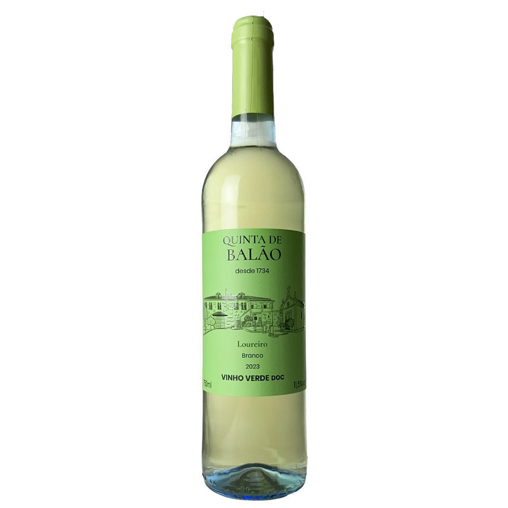 Vinho Branco Português Quinta de Balão Loureiro 750ml - Cx 6